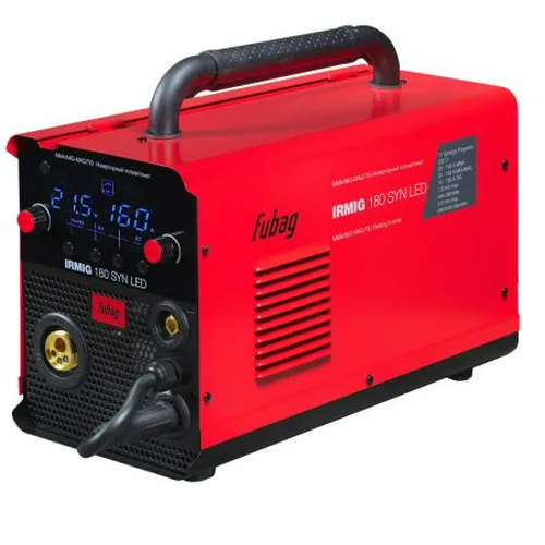 Полуавтомат сварочный FUBAG IRMIG 180 SYN LED с горелкой 250А, 3 м 
