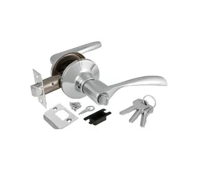 Ручка-защелка AJAX 3В2-01 DK610 CP-ET, прямая, кл/фикс, хром