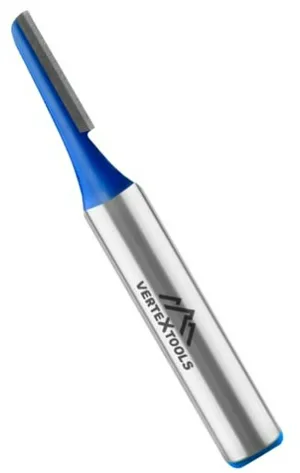 Фреза VERTEX пазовая прямая хвостовик - 6мм, D-5мм, H-13мм, L-54мм, одно лезвие.