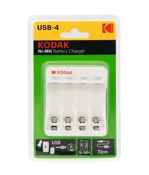 Зарядное устройство для аккумуляторов Kodak C8002B USB [K4AA/AAA]