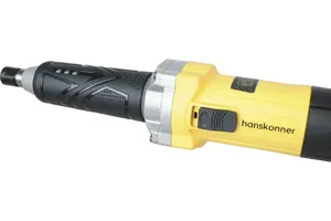 Машина шлифовальная прямая Hanskonner HGD0665, 650Вт, 10000-30000. цанга 6/8мм.
