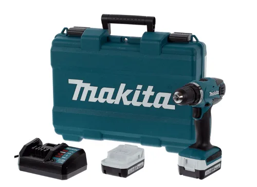 Дрель-шуруповерт аккум MAKITA DF347DWE 14.4В,2х1.5АчLi-ion,БЗП-10мм чем, G-серия