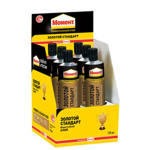 Клей Момент Золотой стандарт, в шоу боксе, 125мл