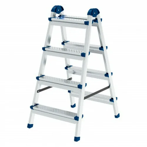 Стремянка двухсторонняя СИБРТЕХ, стальная,  4 ступени, Н=88 см
