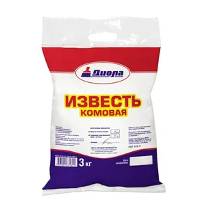Известь Диола, комовая, 3кг