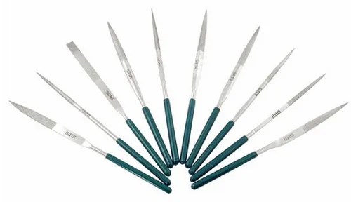 Набор надфилей алмазных Sata 10шт 4*160мм, S03830