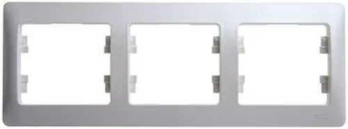 Рамка GLOSSA 3-постовая, АЛЮМИНИЙ