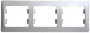 Рамка GLOSSA 3-постовая, АЛЮМИНИЙ