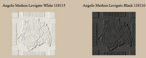 Плитка керам 9.8*9.8 ANGOLO MEDUSA BLACK