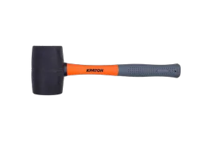 Киянка фиберглассовая обрезиненная рукоятка Кратон 0,90 кг черная