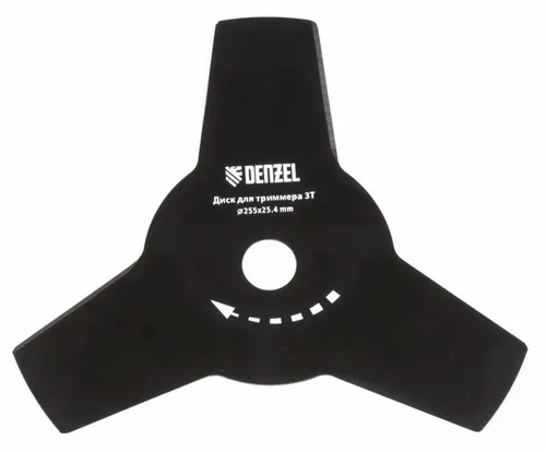 Нож режущий к триммеру DENZEL 255 Х 25,4,1,6 ММ, 3 лезвия