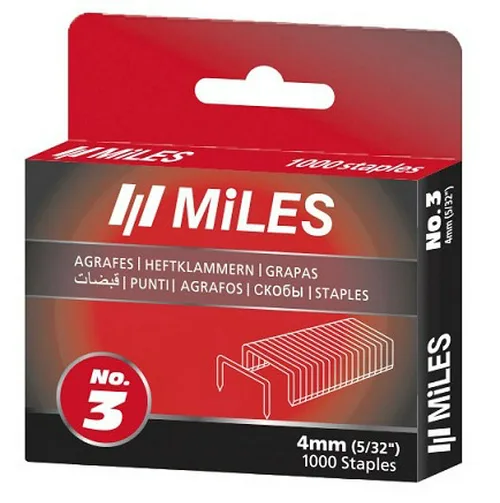 Скоба Miles PRO, тип 53, 6мм, 1000шт
