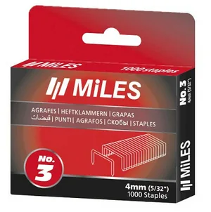 Скоба Miles PRO, тип 53, 6мм, 1000шт