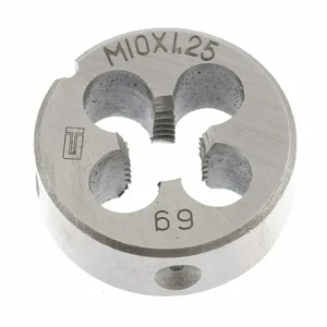 Плашка СИБРТЕХ, 10 х 1,25мм, метрическая, инструментальная сталь