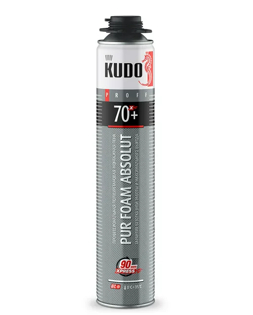 Пена монтажная KUDO PROFF ABSOLUT XPRESS 70+ 1000мл (0+35С)