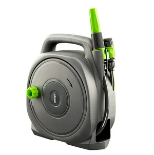 Катушка для шланга AMIGO со шлангом и набором для полива 5/16", 10 м