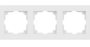 Рамка ЭРА Intro Accent 6-503-01М, 3-постовая, белый матовый