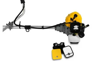 Триммер бензиновый Champion T444S-2, 1600 Вт  нож, леска, состоит из 2 частей