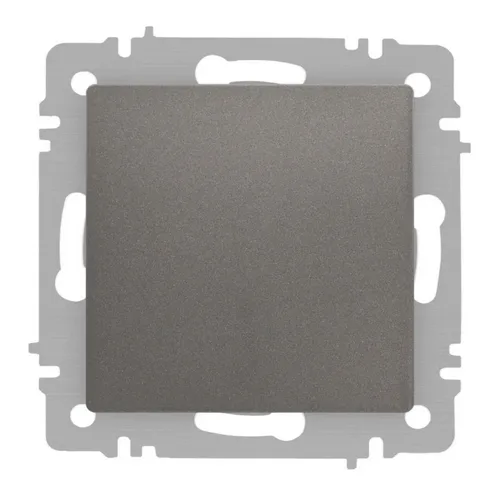 Выключатель ЭРА Intro Accent 6-101-09, 1 кл, механизм, титан