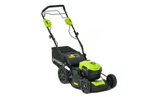 Газонокосилка аккумуляторная GreenWorks GD40LM46SP  (46см, 40В, 55л.)