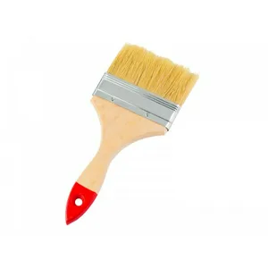 Кисть РемоКолор/Hobbi Стандарт плоск, для всех видов ЛКМ, нат щетина, дер ручка, 4-100мм