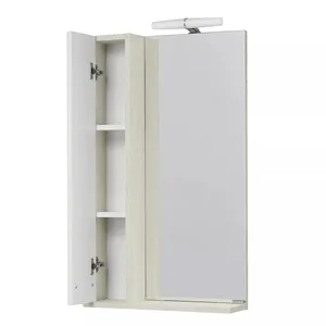 Зеркало-шкаф АКВАТОН Бекка 50 Белый/Дуб Сомерсет