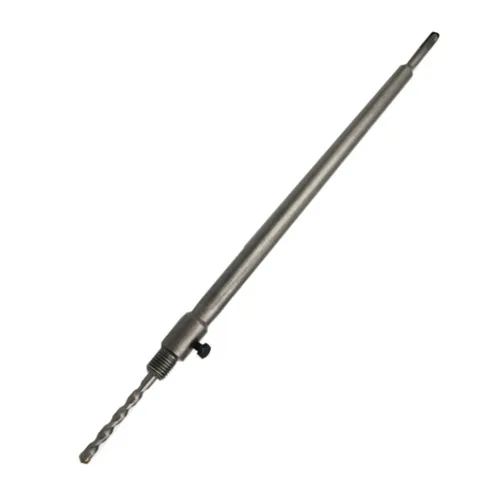 Удлинитель Hilberg 400 mm для алмазных коронок по бетону  (М16/sds plus) с центрирующим сврлом.