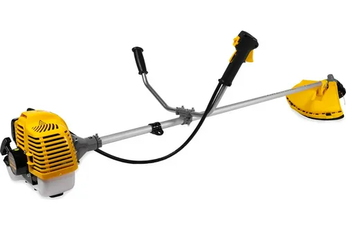 Триммер бензиновый Champion T333S-2, 900 Вт  нож, леска, состоит из 2 частей
