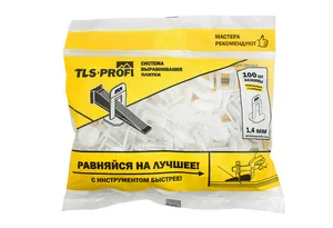 Зажим TLS для системы выравнивания плитки, 2мм, 100 шт.