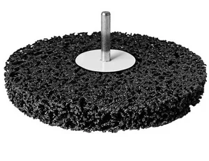 Круг зачистной Vertex синтетический, фибровый для дрели, 125мм.