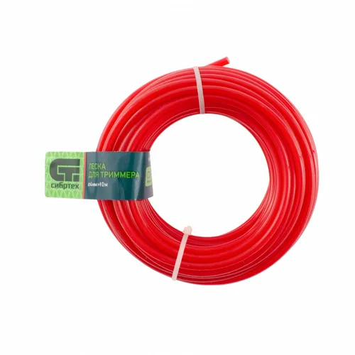 Леска триммерная Сибртех 4,0х10м, круг
