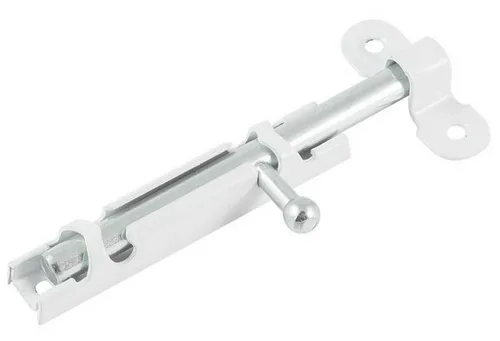 Шпингалет накладной, 80мм, узкий, полимер