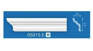 Плинтус потолоч Формат 2м 05015Е (уп. 120шт)
