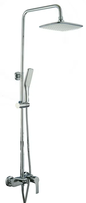 Гарнитур душевой I-TECH, ATLAS, 1250 мм с верхней лейкой 260х180 мм, со смесителем, однорычажный