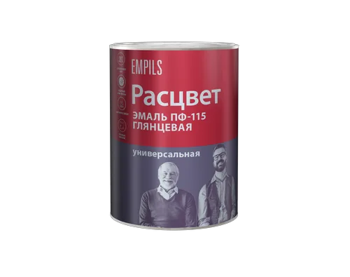 Эмаль ПФ-115 Расцвет, ярко-желтая, универ, 1,9кг
