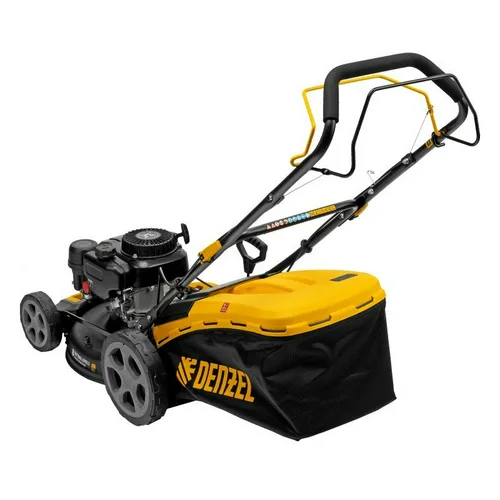 Газонокосилка бензиновая Denzel GLR-460SP-ZS самоходная, (46 см, 3,5 л.с., 65л.)