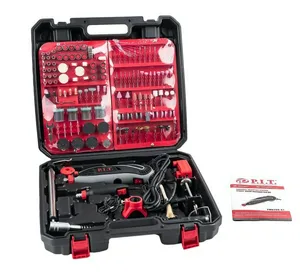 Машина гравировальная PIT МАСТЕР + бор машинка 12В,150Вт,цанга 3,2мм, 10-33тыс.об.мин/,50 предметов.