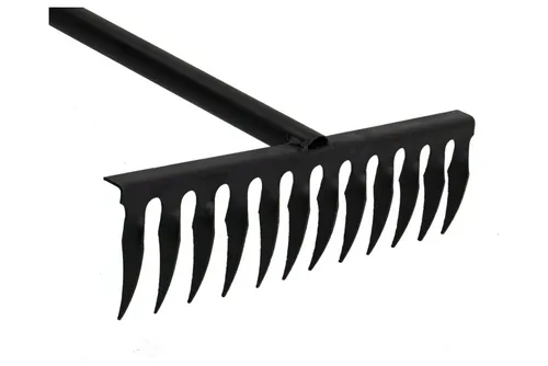 Грабли витые AMIGO с черенком, 12 зубьев