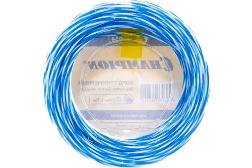 Леска триммерная CHAMPION  Sky-cutter 2.0мм х 15м (витой квадрат)