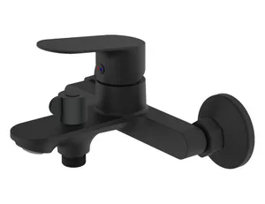 Смеситель VODA Shore Black для ванны кор. излив, без аксессуаров