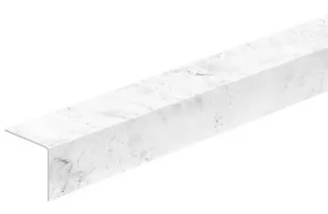 Угол ПВХ 20х20х2,7м мрамор белый