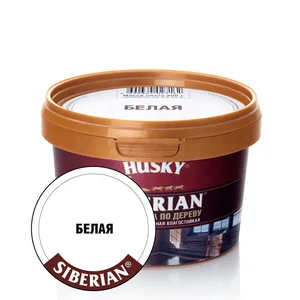 Шпатлевка HUSKY по дереву, белая 0,8кг (-20)