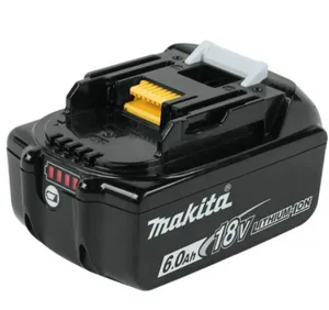 Аккумулятор Makita BL1860B (LXT 18В, 6Ач, инд. заряда), полиэт. пакет, 1 шт