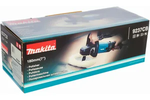 Машина полировальная MAKITA 9237CB, 1200Вт, 180мм, плавный пуск