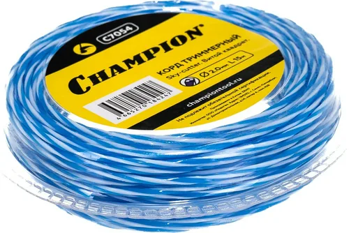 Леска триммерная CHAMPION  Sky-cutter 2.0мм х 15м (витой квадрат)