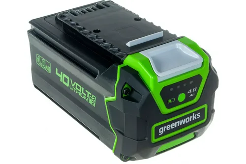 Аккумулятор Greenworks, G40HP4, 40В, 4.0 Ач, Li-ion, слайдер