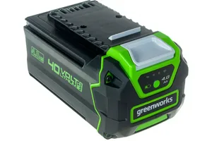 Аккумулятор Greenworks, G40HP4, 40В, 4.0 Ач, Li-ion, слайдер
