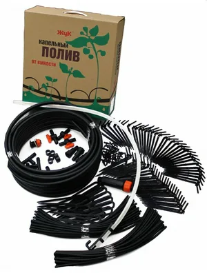 Полив капельный Жук, тепличный, от ёмкости на 60 растений