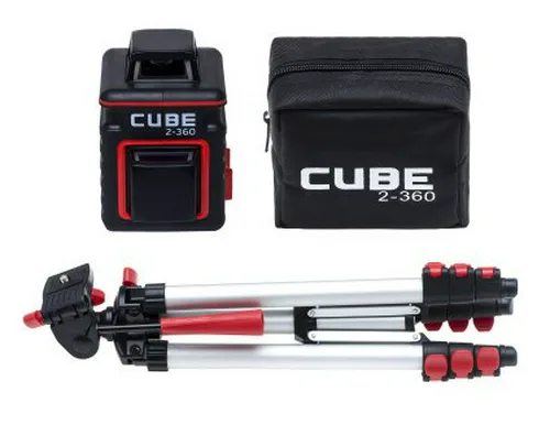 Нивелир (уровень) лазерный  ADA CUBE 2-360 Professional Edition +штатив