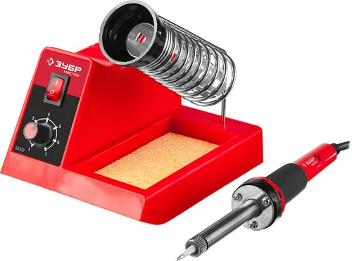 Станция паяльная Зубр ПС-50А, 150 - 450°C, 48 Вт